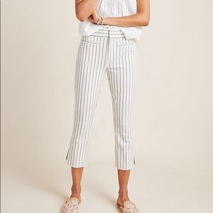 Anthropologie Pin Stripe Slacks || s: 2